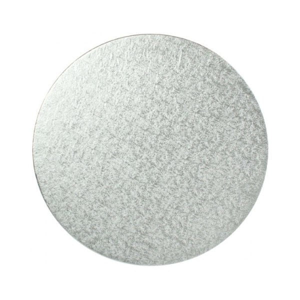 Round Emb cake drum SILVER 12" 12MM