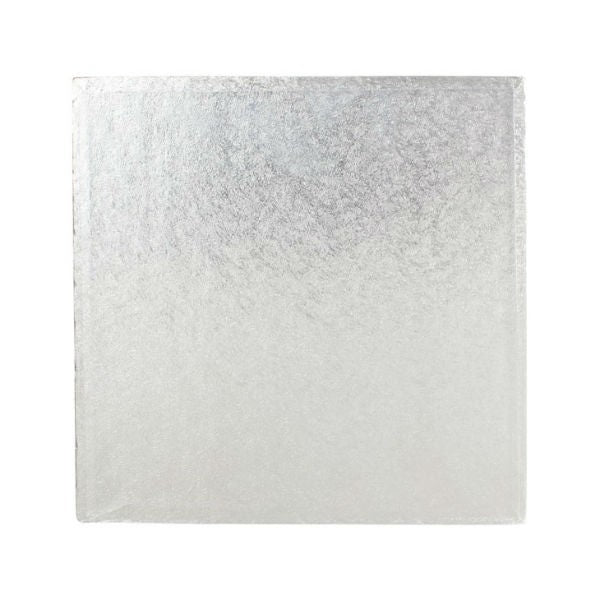 Square Emb Cake board SILVER 14" 3MM