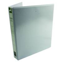 Binder 4D-Ring Q-CONNECT PRESENTATION  WHITE 25MM A4