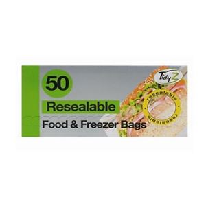 Food Bags Resealable 50pk
