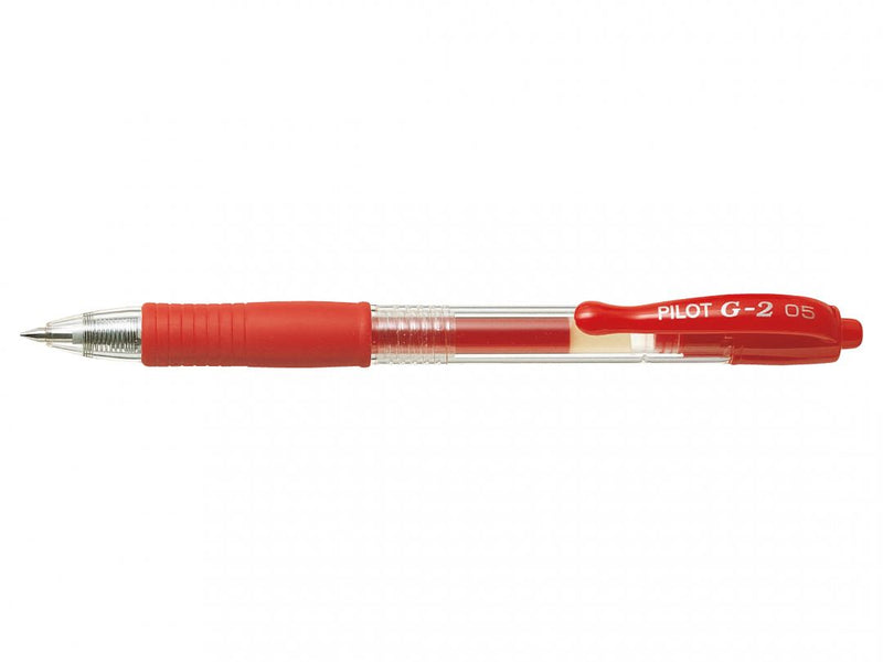 G-2 Gel Ink Rollerball-Red- Fine Tip