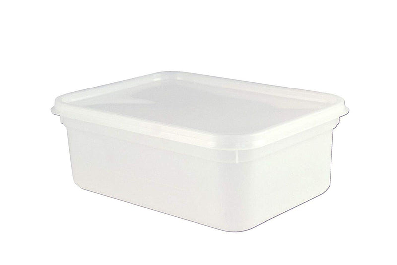 2Ltr Oblong Container + Lid