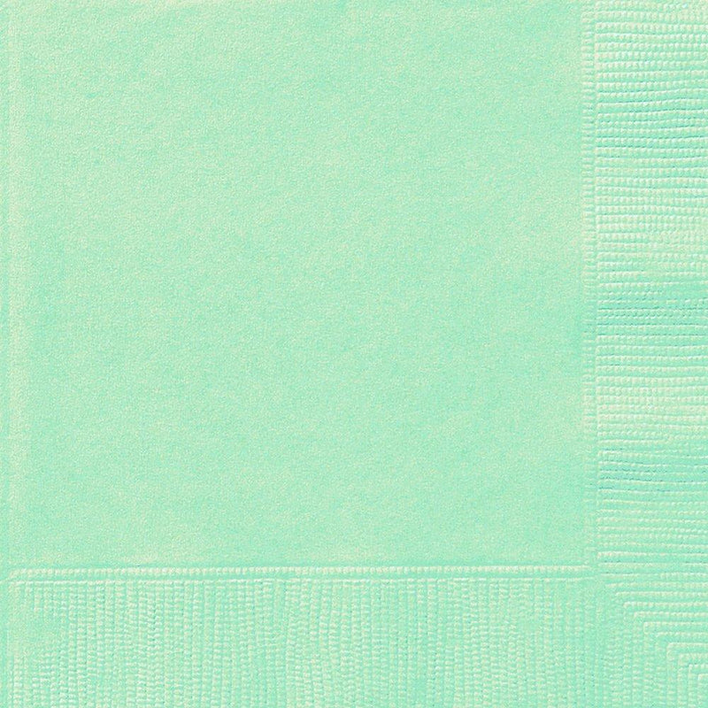 Unique Mint Napkins 20pk