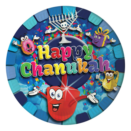 Chanukah Paper Plate 9" 10pk