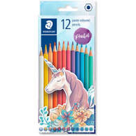 Pastel Coloured Pencils 12pk