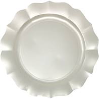 7" Scallop Pearl Salad Plates 10pk