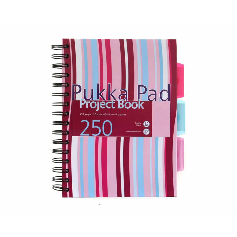 Pukka Pad A5 Pink Project Book 200 Pages