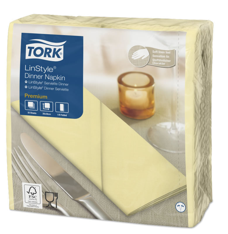 Tork Champagne Dinner Napkins 150pk