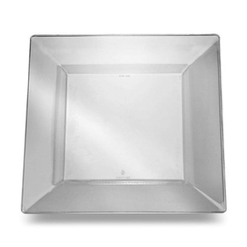 Yoshi Clear 8" Square Plate 10pk