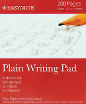 Easy Note Plain Writing paper