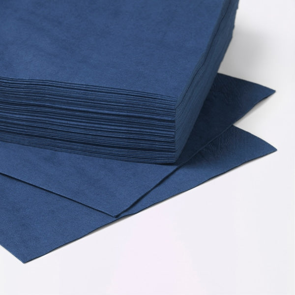 Unique True Blue Napkins Pk 50