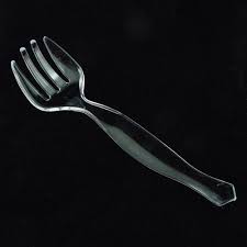 Clear Serving Forks