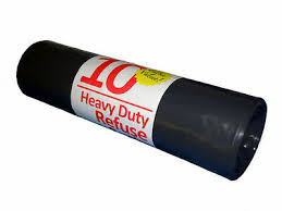 Black Bags heavy Duty Roll 10