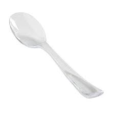 Clear Serving Spoons