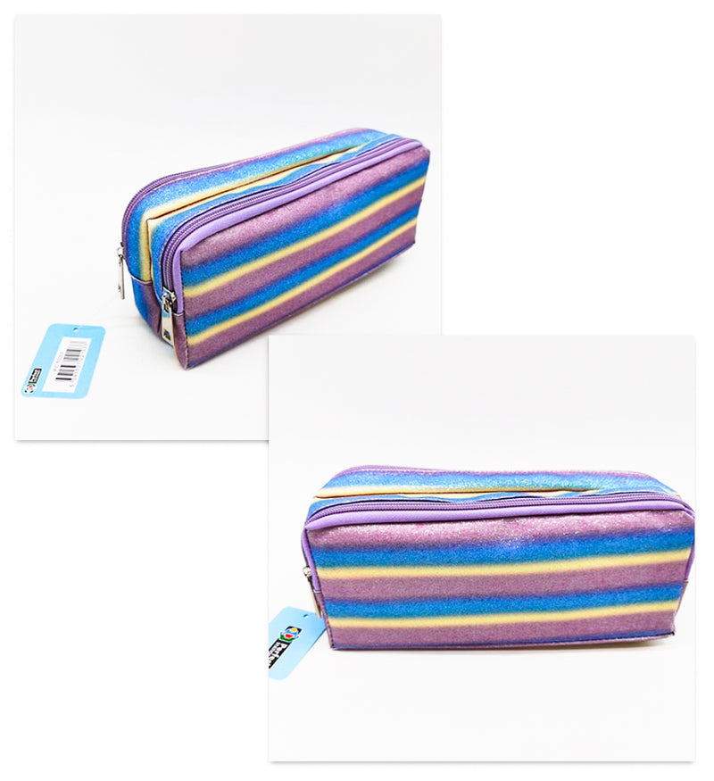 Rainbow 2 zip Pencil Case