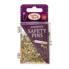 Safety pins assorted 180pk