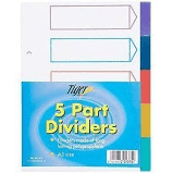 Dividers Tiger 5 Part