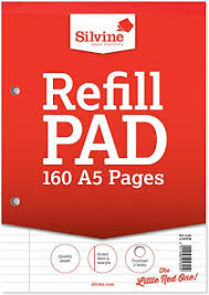 Silvine Refil Pad A4