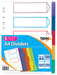 Dividers A4 Dividers